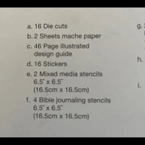 47 piece Faber-Castel Bible Journaling Kit - Picture 3 of 5